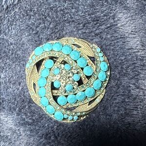 Silver Tone Brooch